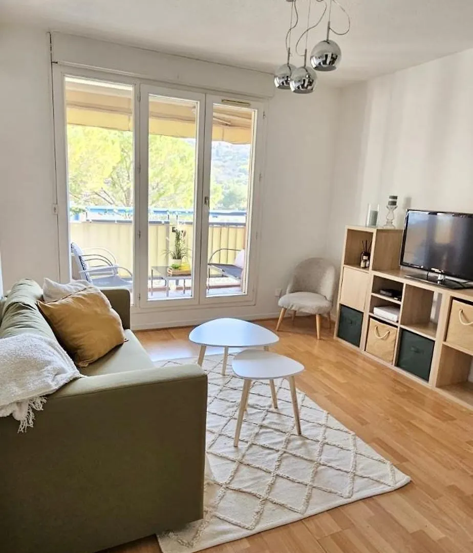 Charming 2 Rooms, Air Conditioning, Terrace, Wifi Vallauris 0*,